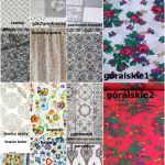Lambrekin panel jedna falbana folk - 
