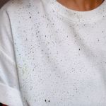 Koszulka ręcznie malowana galaktyka unisex - t-shirt unisex