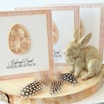 Kartka z jajem (w kwiatki) - Kartka z sercem