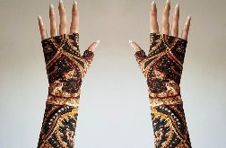 Rękawiczki mitenki Orientalne / Unisex