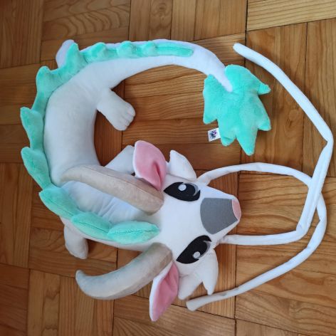 Smok Haku maskotka handmade studio Ghibli