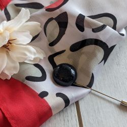 Pin/zapinka do marynarki z kamieniem - noc Kairu