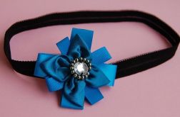 Opaska niemowlęca - "Elegancja w turkusie"