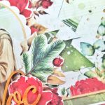 Kartka świąteczna 10/2025 - Wiele warstw na kartce