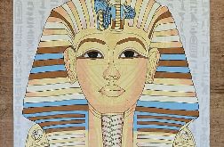 Papirus, Faraon Tutanchamon, 30x40cm, Oryginalny 100%, Egipt, Obraz, papier papirusowy 09
