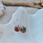 Kolczyki Owocowa Mozaika – ręcznie robione z żywicy - 4