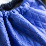 Niebieski pikowany workoplecak - 